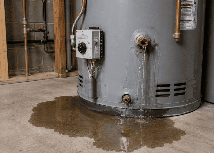 water heater leakage