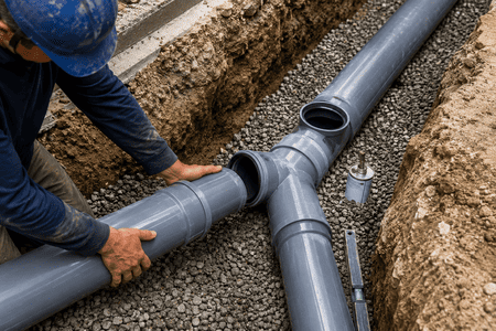 sewer pipe replacement