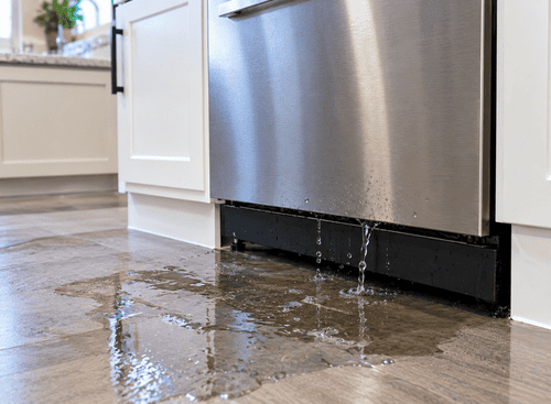 leakage of dishwasher
